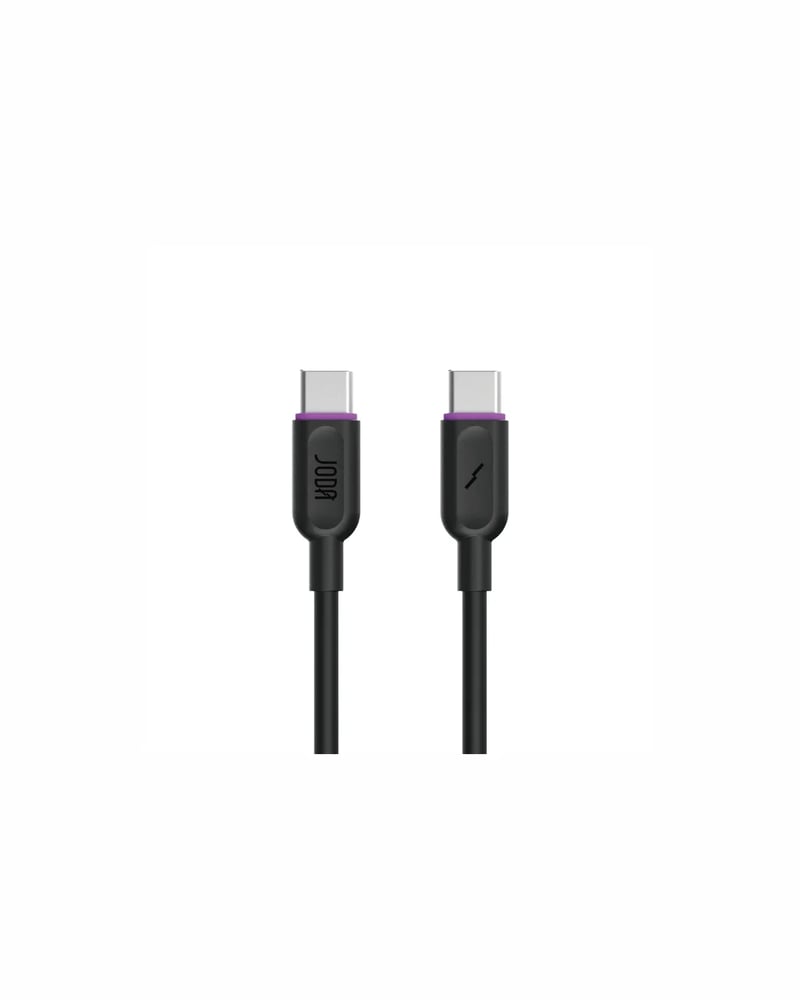 كيبل JODA NeoFlow 60 USB-C إلى USB-C بقوة 60W بطول 2 متر
