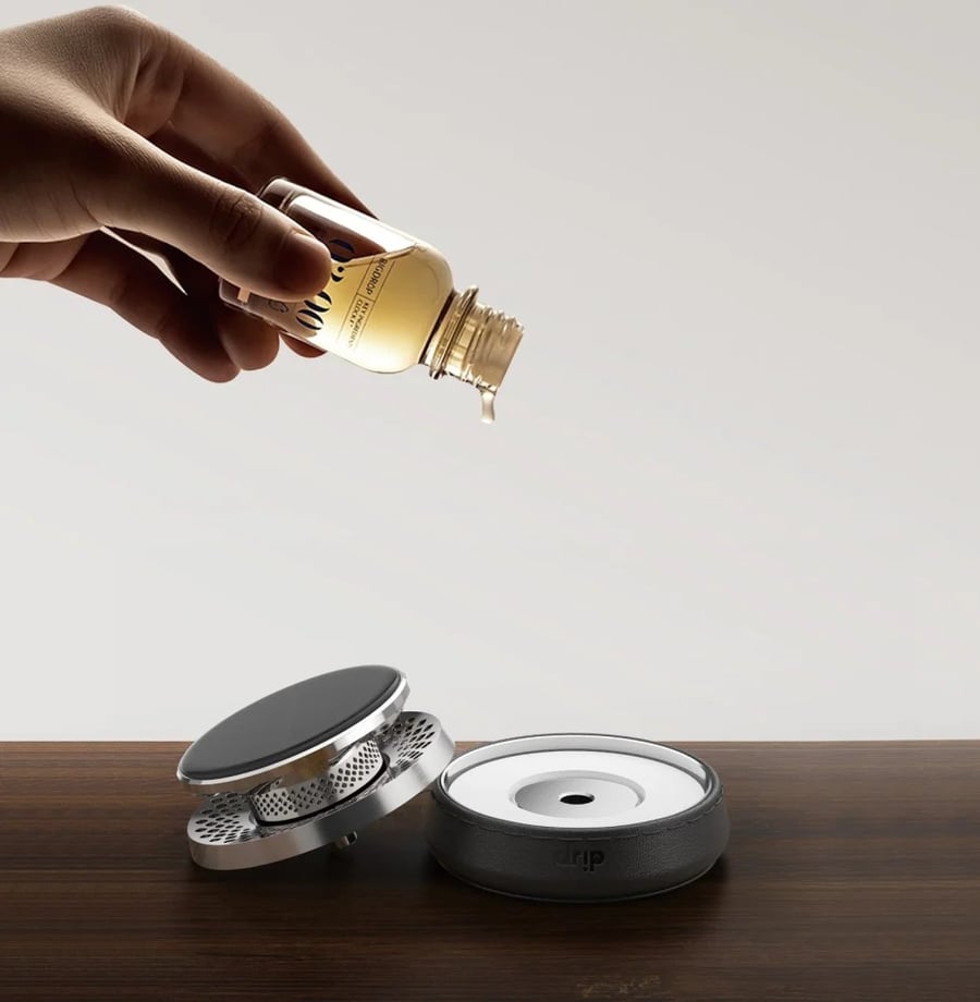 معطر سيارة drip بالطاقة الشمسية عطر قابلة للاستبدال – تصميم فاخر