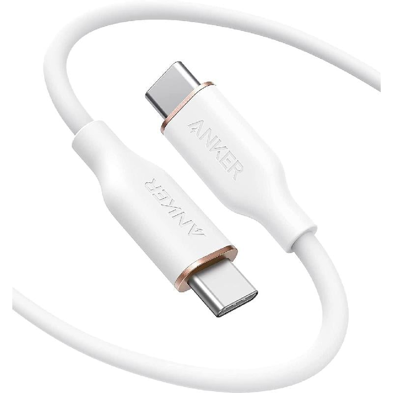 كيبل انكر باور لاين 3 فلو من USB-C الى USB-C سلك شحن ونقل بيانات