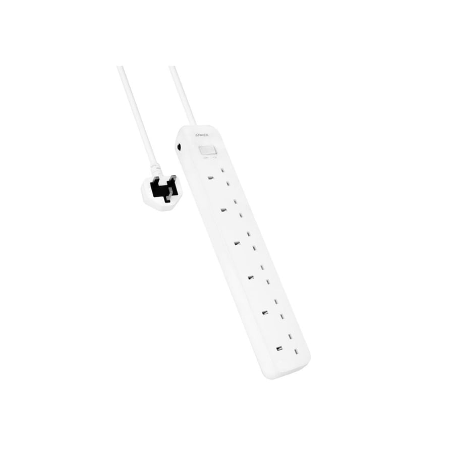 توصيلة كهرباء انكر 6 مخارج 1.8 متر 2990 واط Anker 6 AC Outlet Power Strip