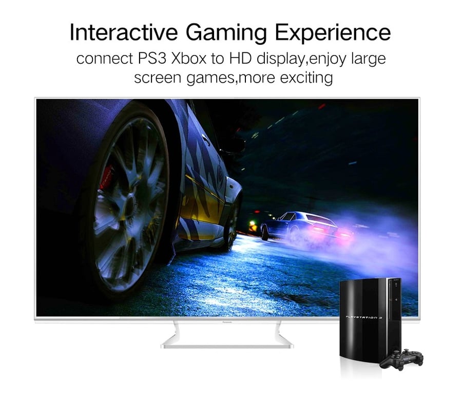كابل تمديد UGREEN بطول 2 متر ، يدعم دقة 4K بمعدل 60 هرتز، HDMI ذكر إلى أنثى – HD107 – 10142