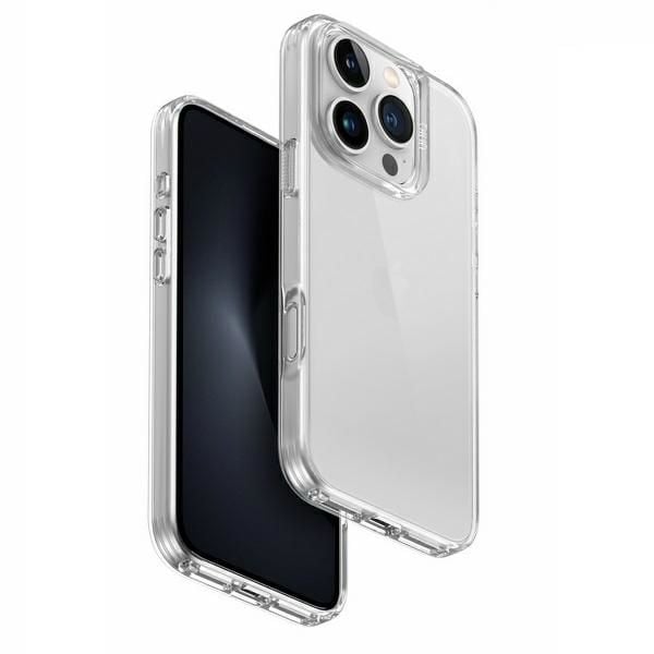 يونيك بكج  3x1 clearvue 360 جراب + سكرين + حمايه عدسات ايفون 16 برو
