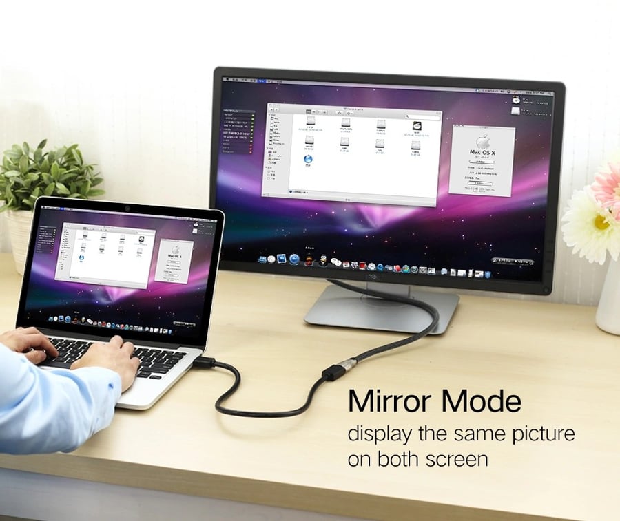 كابل تمديد UGREEN بطول 2 متر ، يدعم دقة 4K بمعدل 60 هرتز، HDMI ذكر إلى أنثى – HD107 – 10142