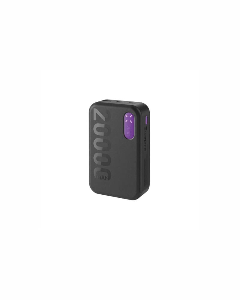 بطارية متنقلة JODA NeoPower 20000mAh شحن سريع 22.5W بمنفذين Type-C وUSB – أسود