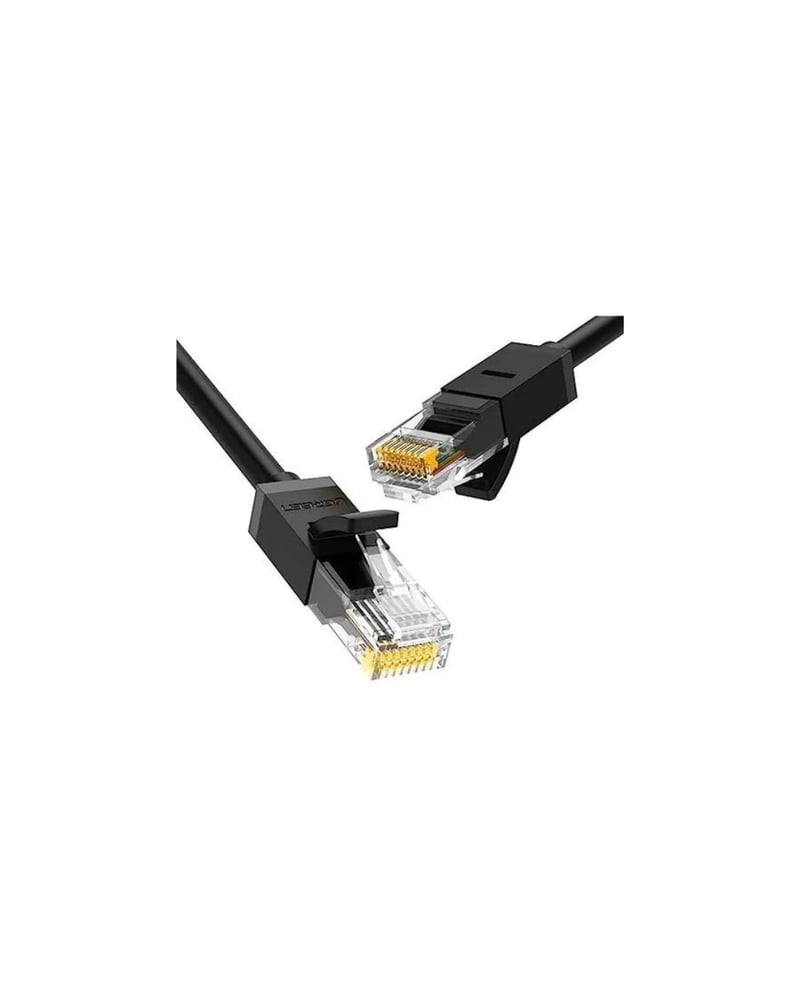 كابل شبكة محلية من نوع UGreen Cat 6 U/UTP بطول 2 متر - أسود | 20160
