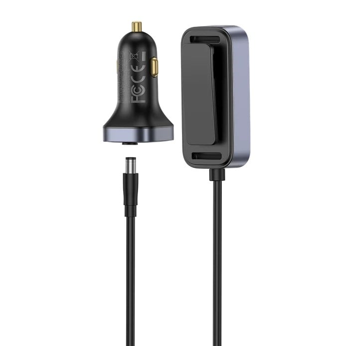 شاحن سيارة بيسوس Baseus BackseatPal L1 بقوة 110 واط – 6 منافذ USB-A وUSB-C للشحن السريع للركاب – أسود