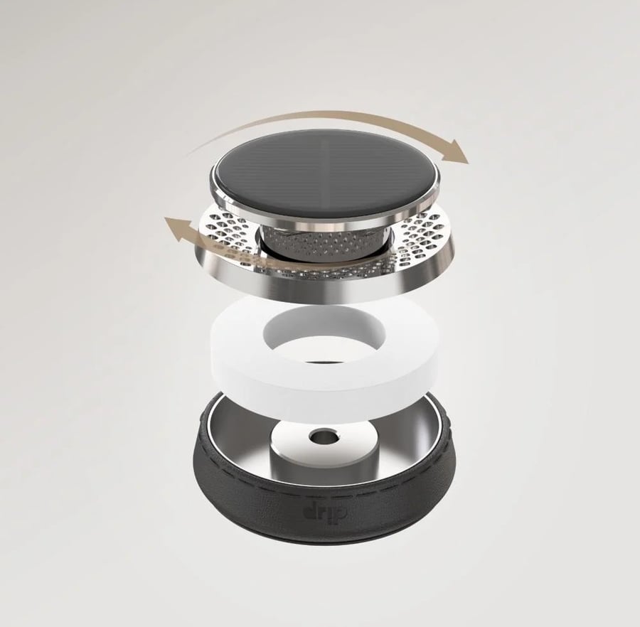 معطر سيارة drip بالطاقة الشمسية عطر قابلة للاستبدال – تصميم فاخر