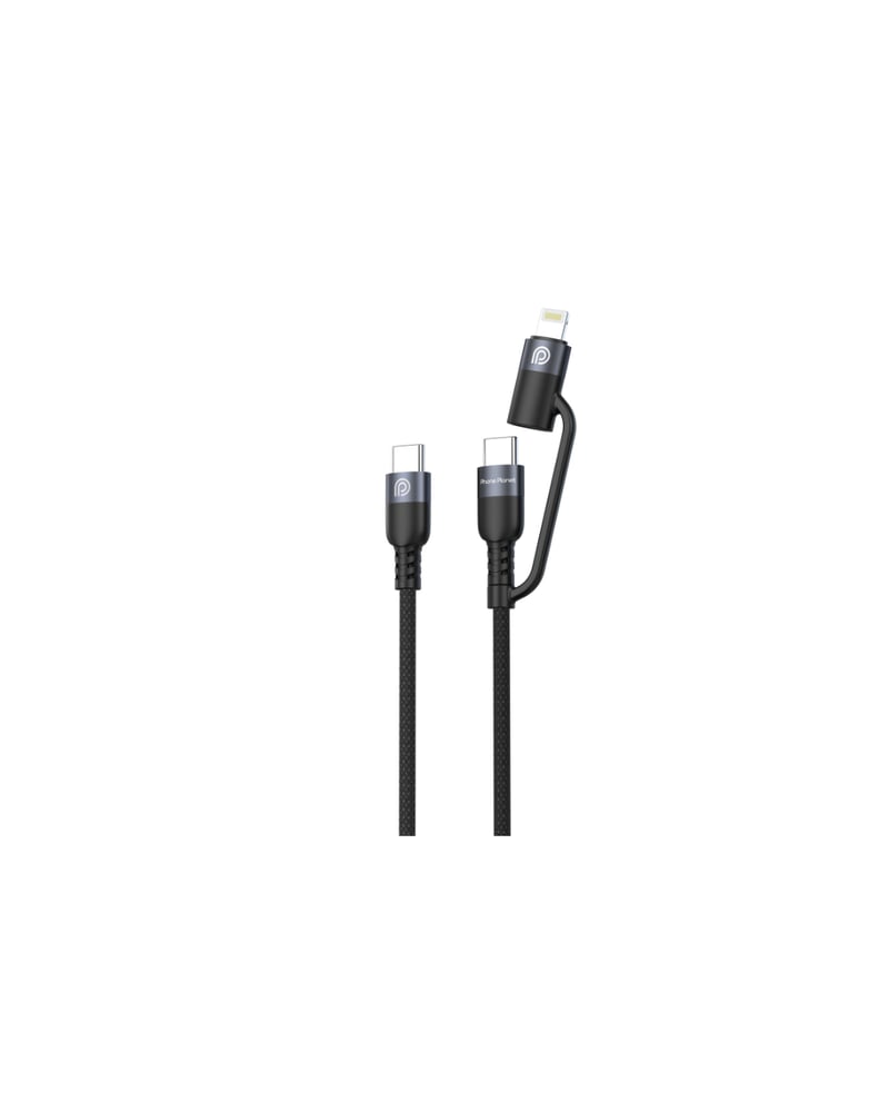 فون بلانت - كيبل 3 في 1 PD 60W TYPE-C - LIGHTING طول 1.2M