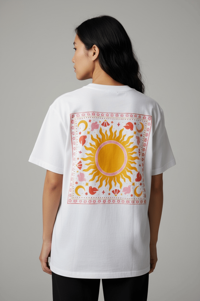 تيشيرت "سوليس" أبيض - Sun Graphic