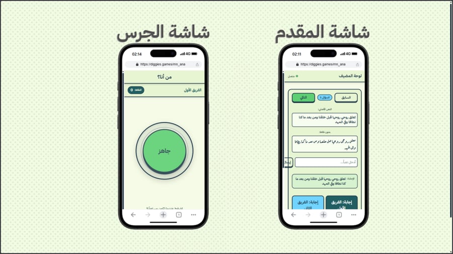 لعبة من انا؟ التفاعلية