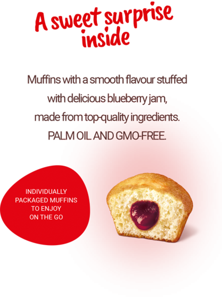 مسيز مافن - ميني مافن التوت الازرق | 8 - قطع