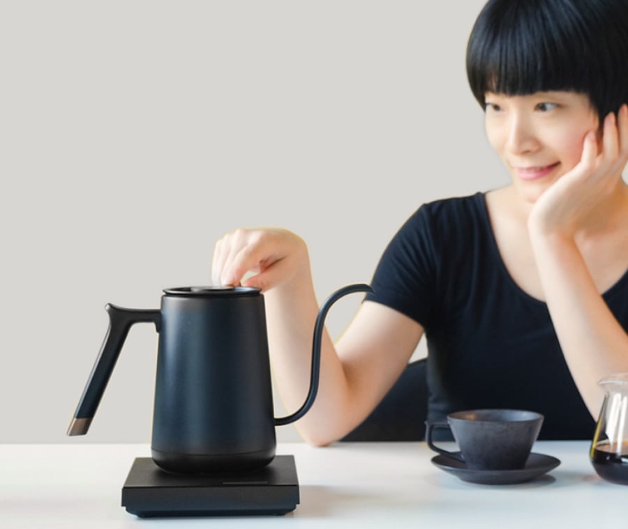 Smart specialty coffee kettle from Taimoor with a capacity of 600 ml