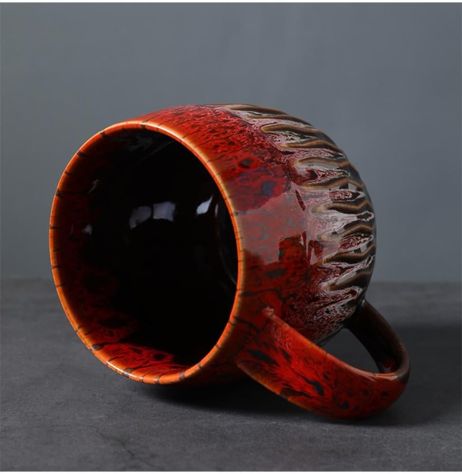 كوب قهوة سيراميك 500 مل  | Flower Ceramic Cup