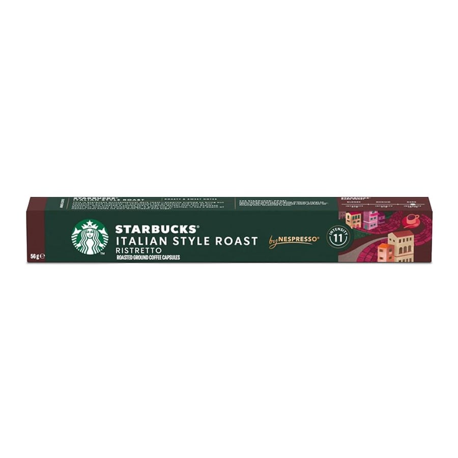 Starbucks Nespresso capsules - Italian style | Espresso with dark roast - 10 capsules