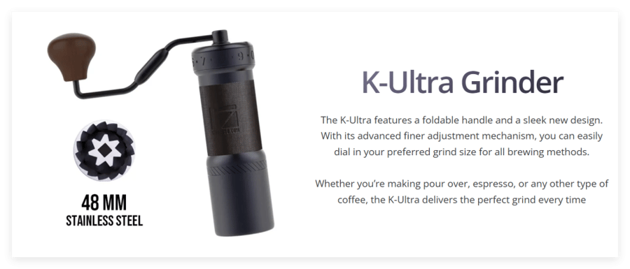 مطحنة  1ZPRESSO K-ULTRA
