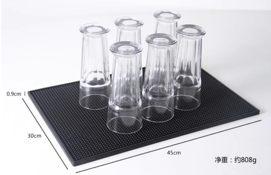 Rubel drying cup drying coffee bar mat made of heat-resistant silicone