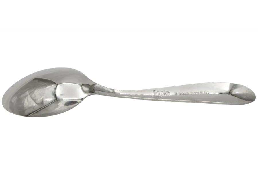 Large engraved eating spoon set (18/10)