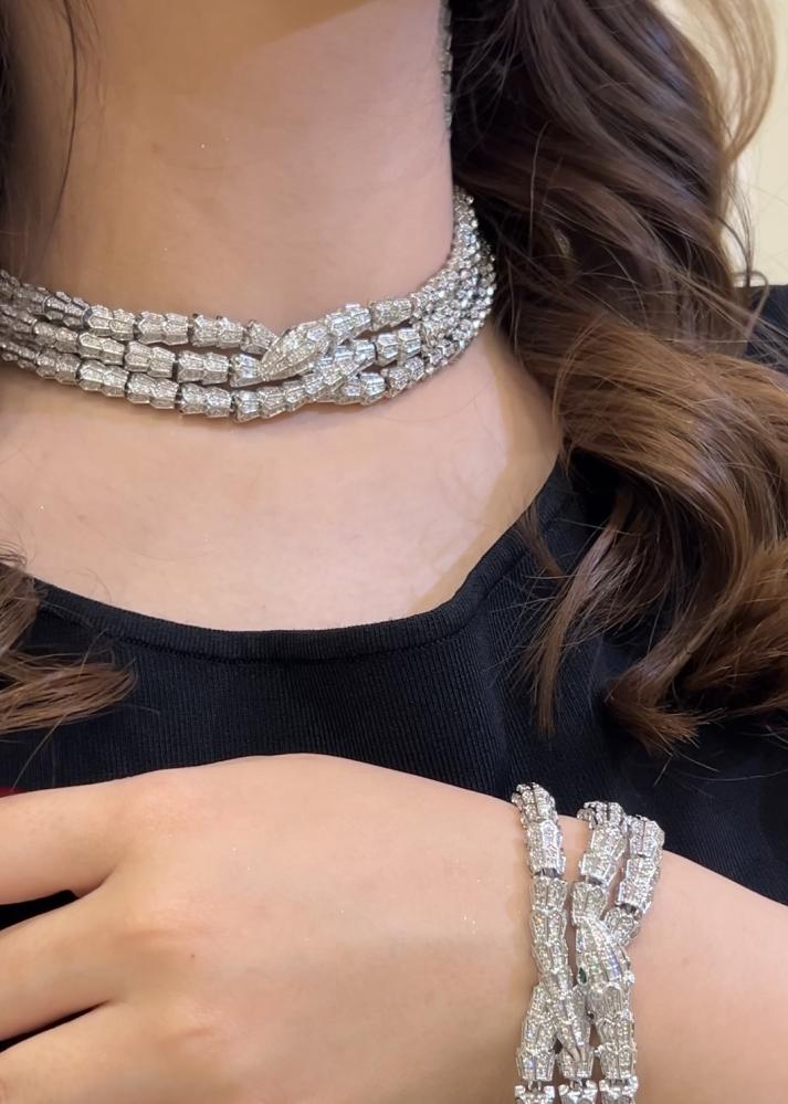 تشوكر BVLGARI  ^بدون خاتم^