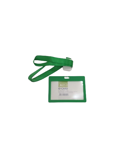 Green card holder with SBC rope