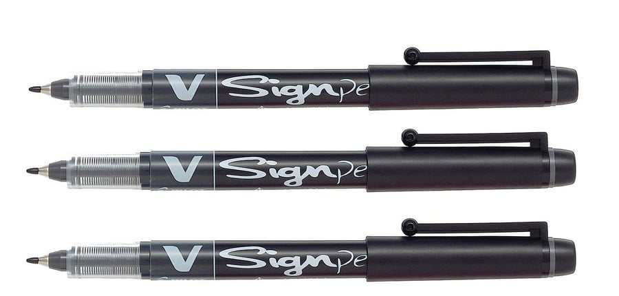 قلم بايلوت V Sign pen   أخضر