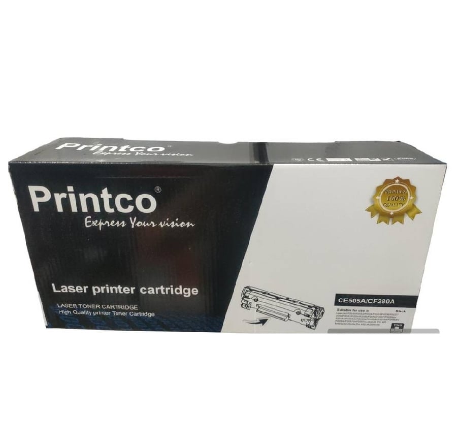 خرطوشة حبر طابعة CE505A/CF280A Printco