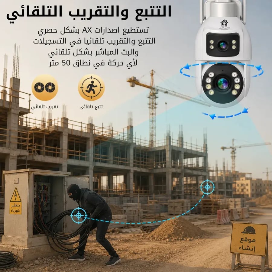 AX36 كاميرا الطاقة الشمسية