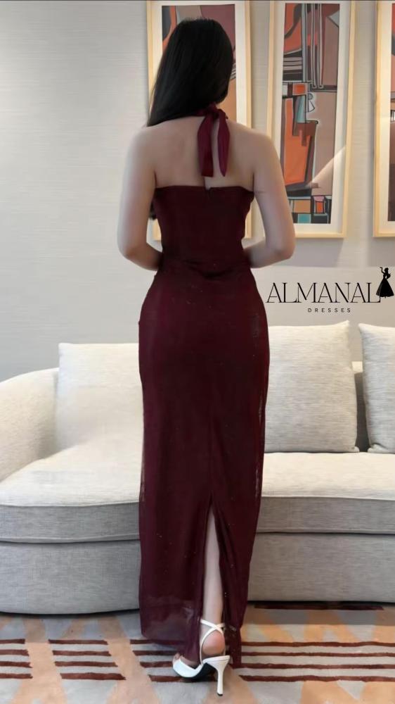 فستان سهره فصوص بطانه تفته