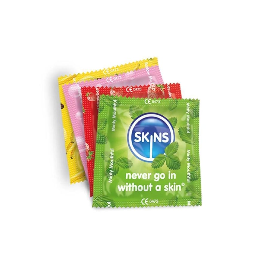 Luxury male condoms with various flavors - 8 condoms