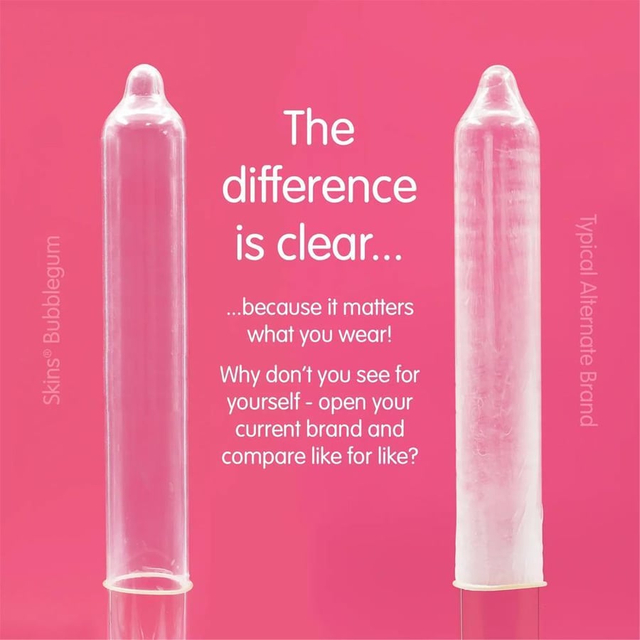 Luxury male condom knives with gum - 8 protectors