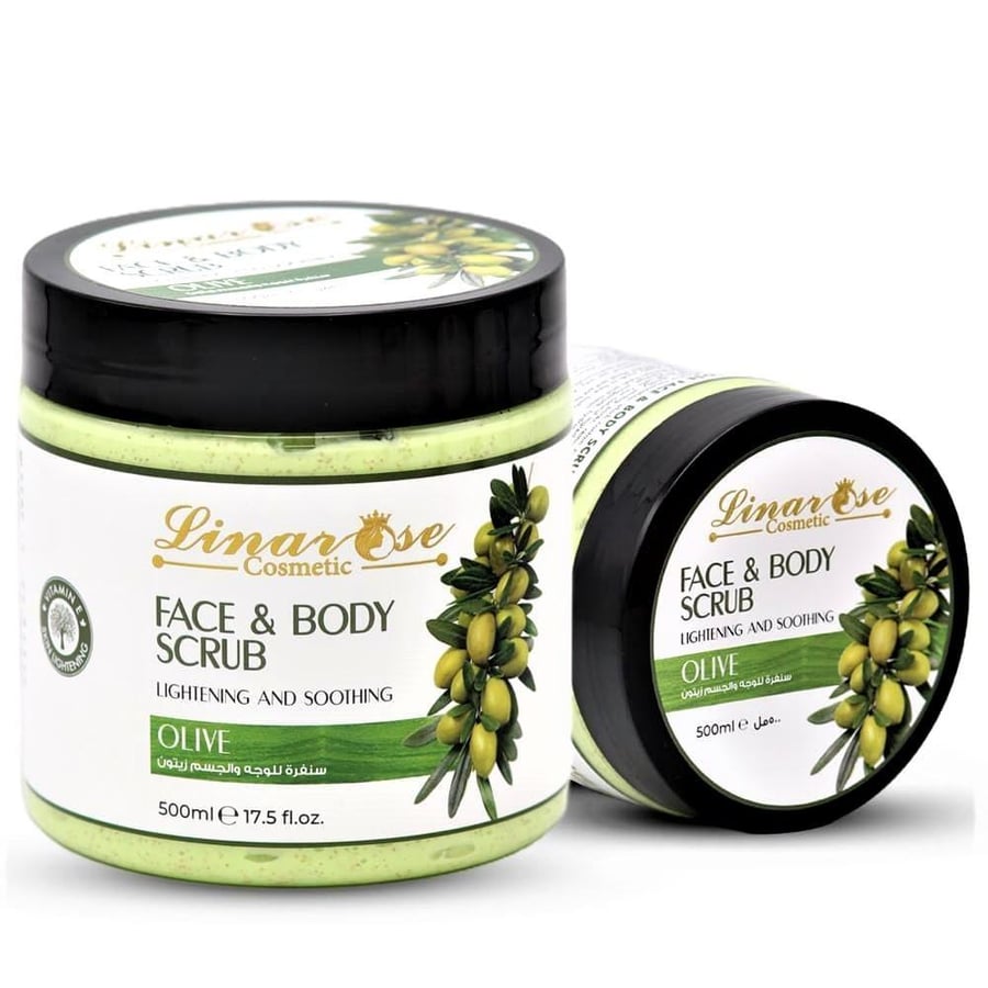 Lina Rose facial and body scrub with olive oil - 500 ml