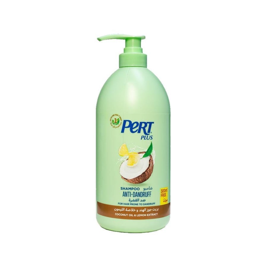 Bert Plus Anti-Dandruff Shampoo with Coconut and Lemon - 1000 ml