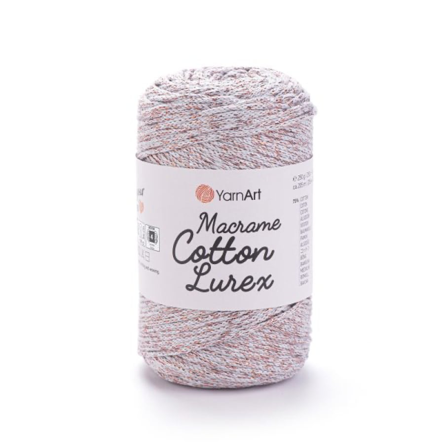 مكرمية قطن لوريكس - لمعة 727 Macrame Cotton Lurex