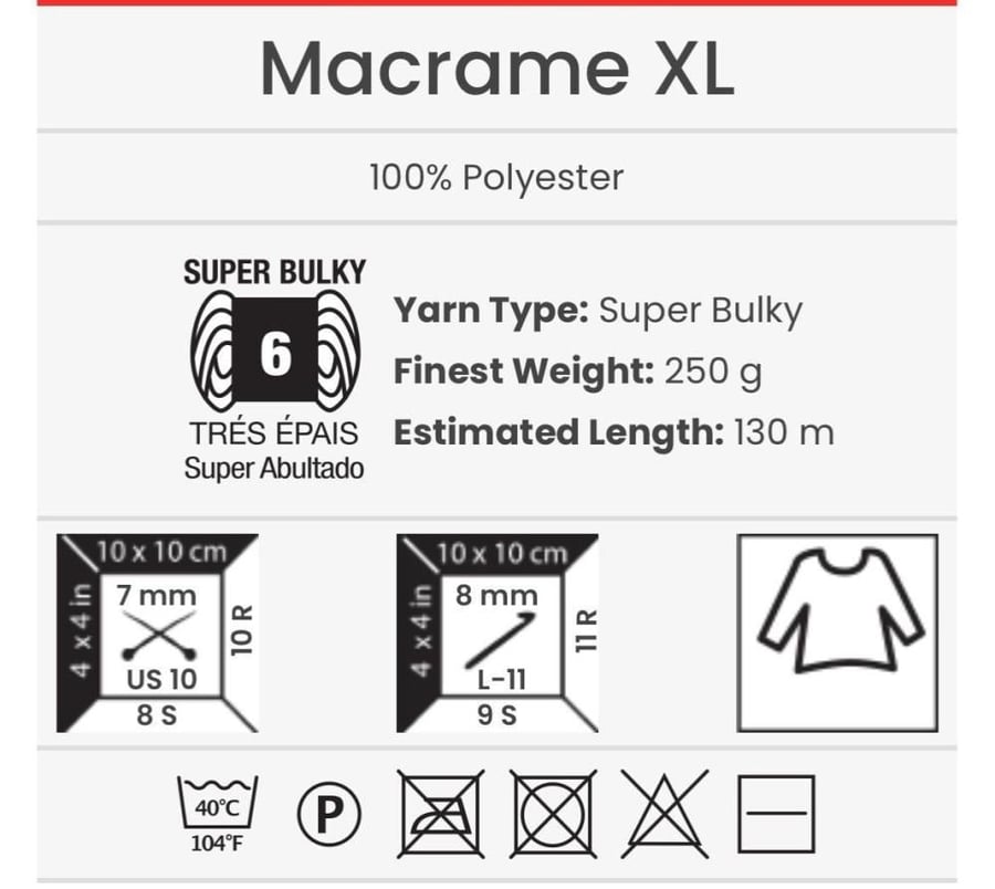 مكرمية 171 Mecrame XL