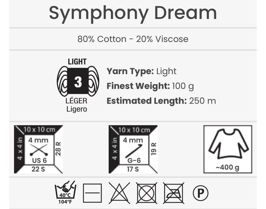 سيمفوني دريم 3112 YarnArt Symphony Drea