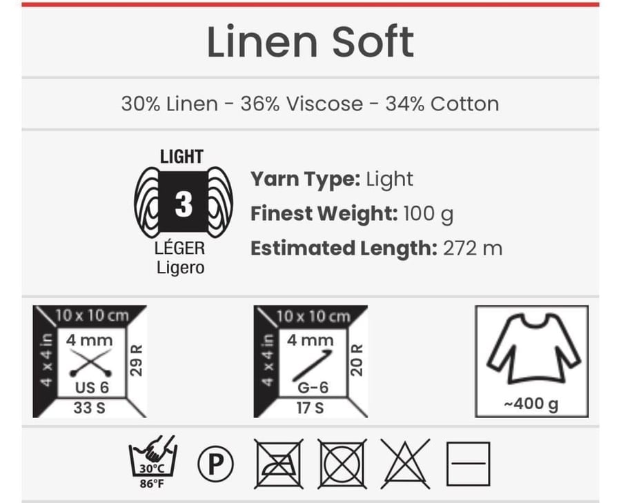 لينن سوفت 7413 YarnArt Linen Soft