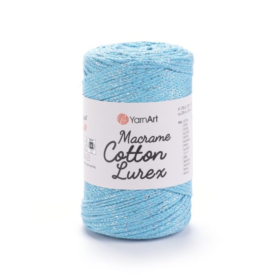 مكرمية قطن لوريكس - لمعة 733 Macrame Cotton Lurex
