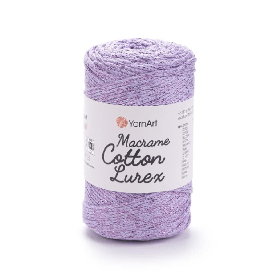 مكرمية قطن لوريكس - لمعة 734 Macrame Cotton Lurex