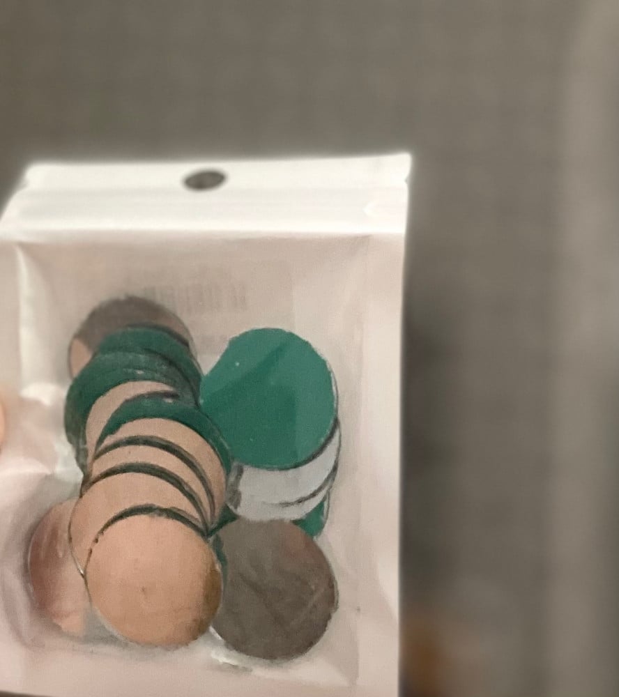 مرايات تطريز دائرية 2سم