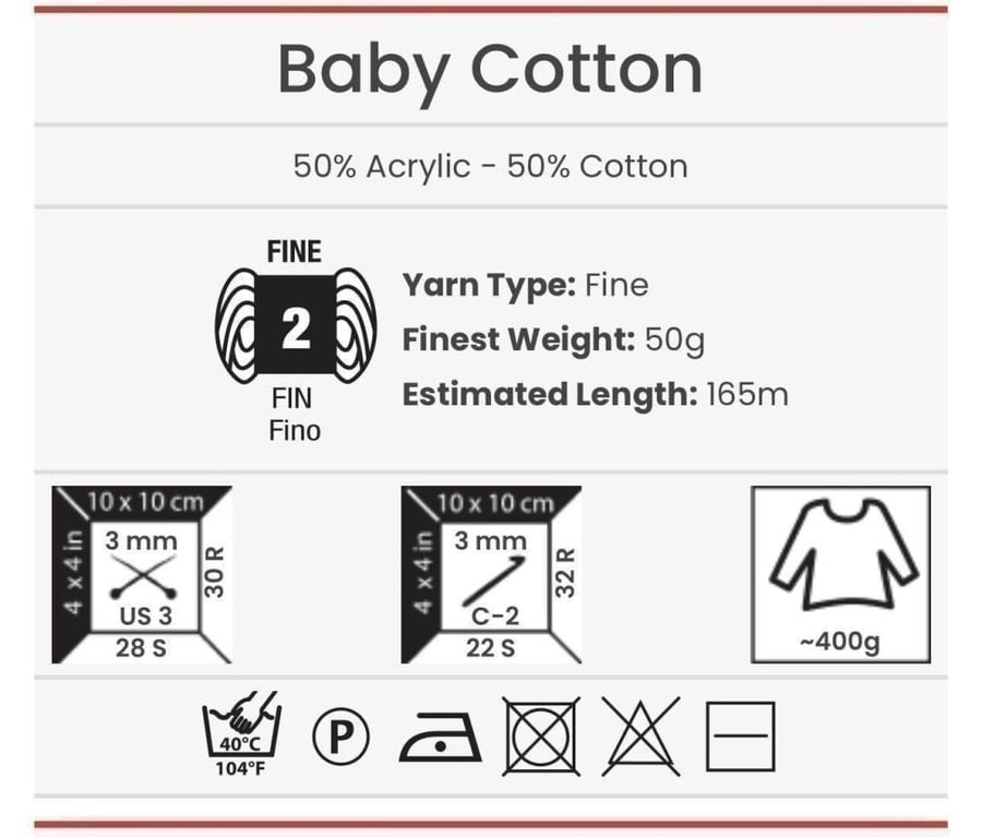 بيبي قطن 407 YarnArt Baby Cotton