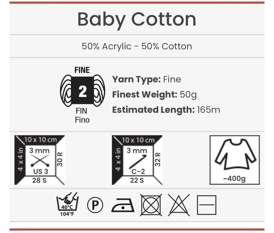 بيبي قطن 427 YarnArt Baby Cotton