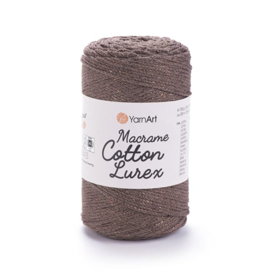 مكرمية قطن لوريكس - لمعة 736 Macrame Cotton Lurex