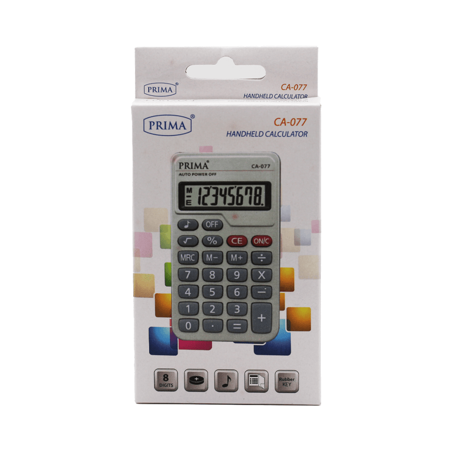 PRIMA CA-077 DIGITS 8 حاسبه بريما