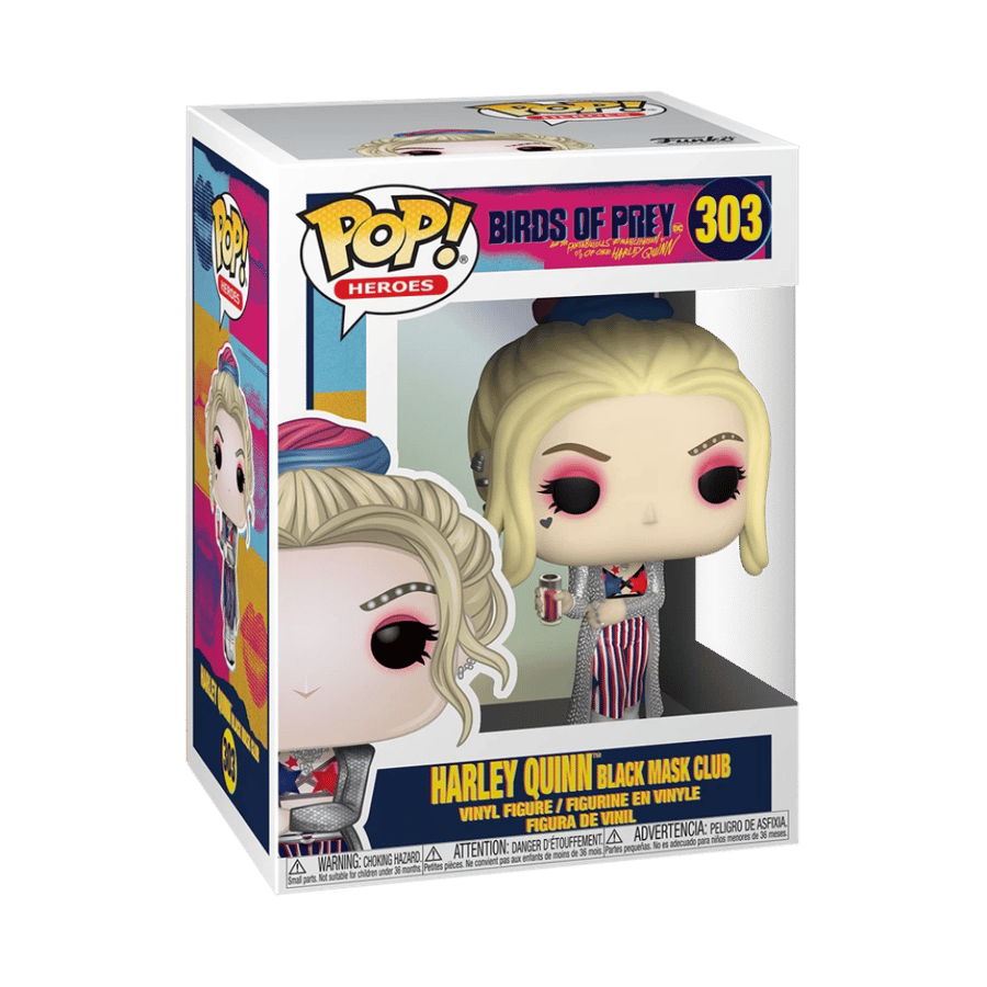 Funko Pop! DC Universe - Harley Quinn Black Mask Club #303