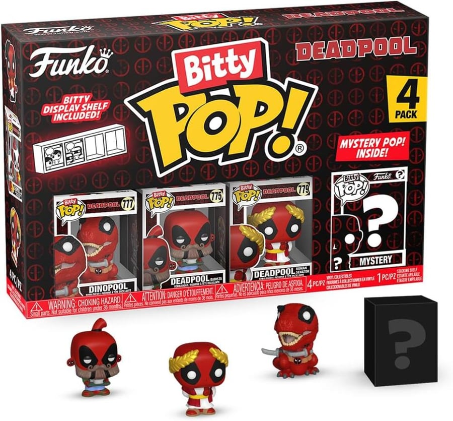 Funko Deadpool Dinopool Bitty Pop! Mini-Figure 4-Pack