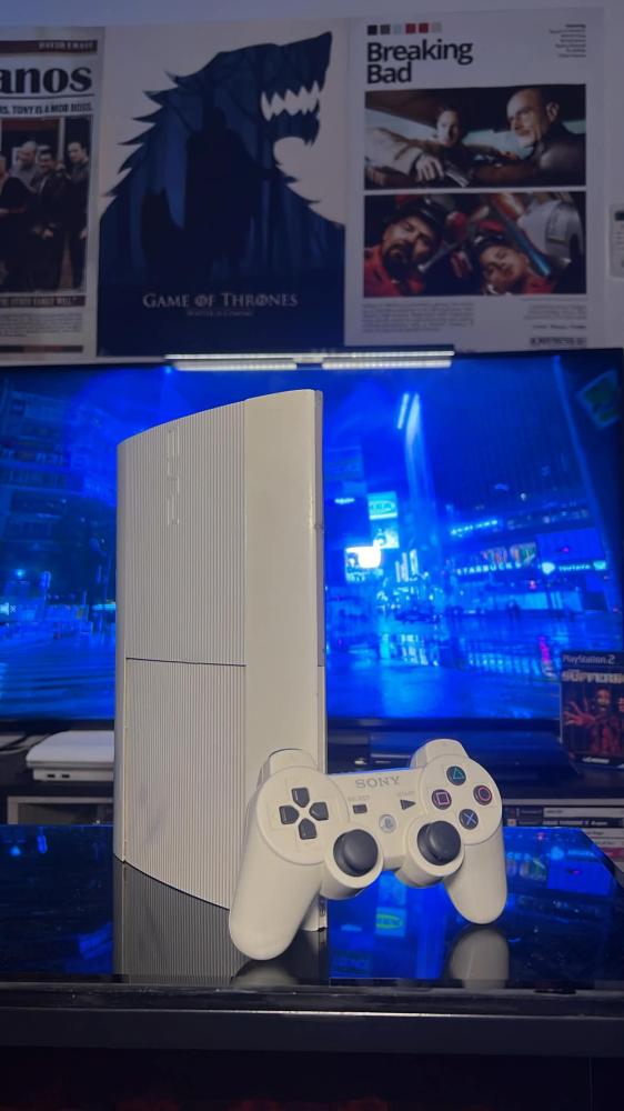سوني 3 سوبر سليم ابيض | Ps3 super slim white 500gb