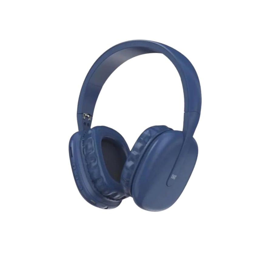 Wireless stereo headset from Ten Plus, blue color