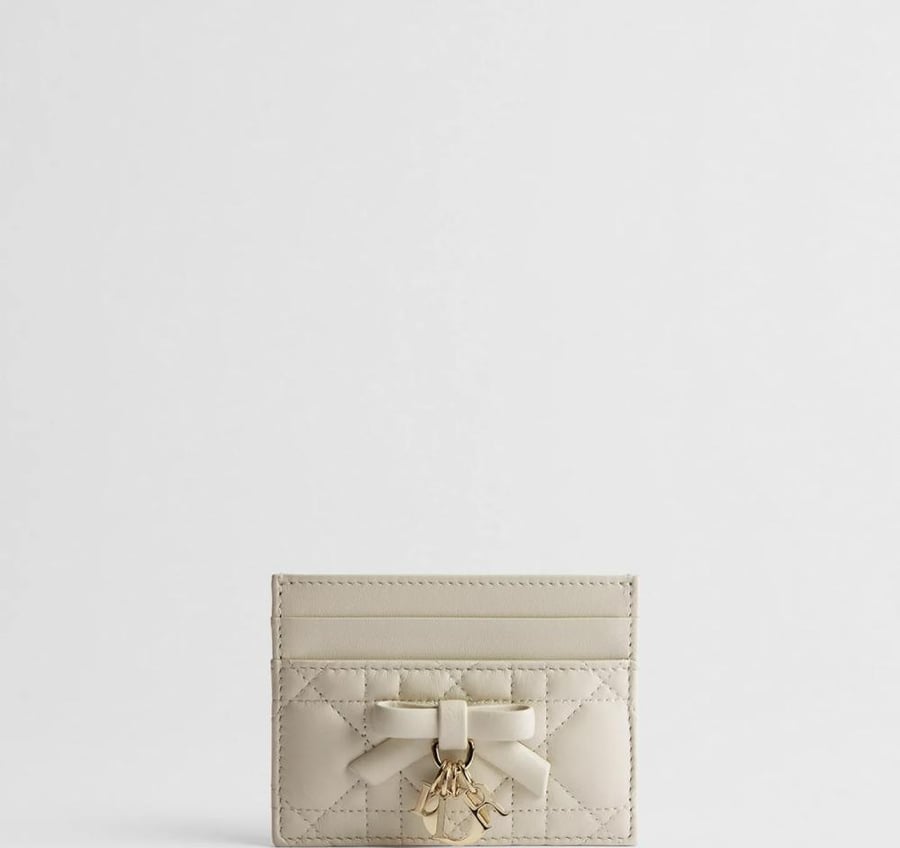 حاملة البطاقات Lady Dior