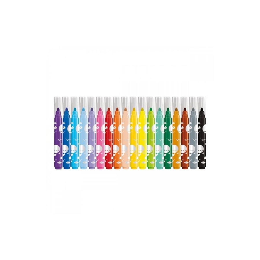 أقلام تلوين مابيد جامبو بألوان زاهية ورصاص ناعم ومرن , متوفرة في مجموع