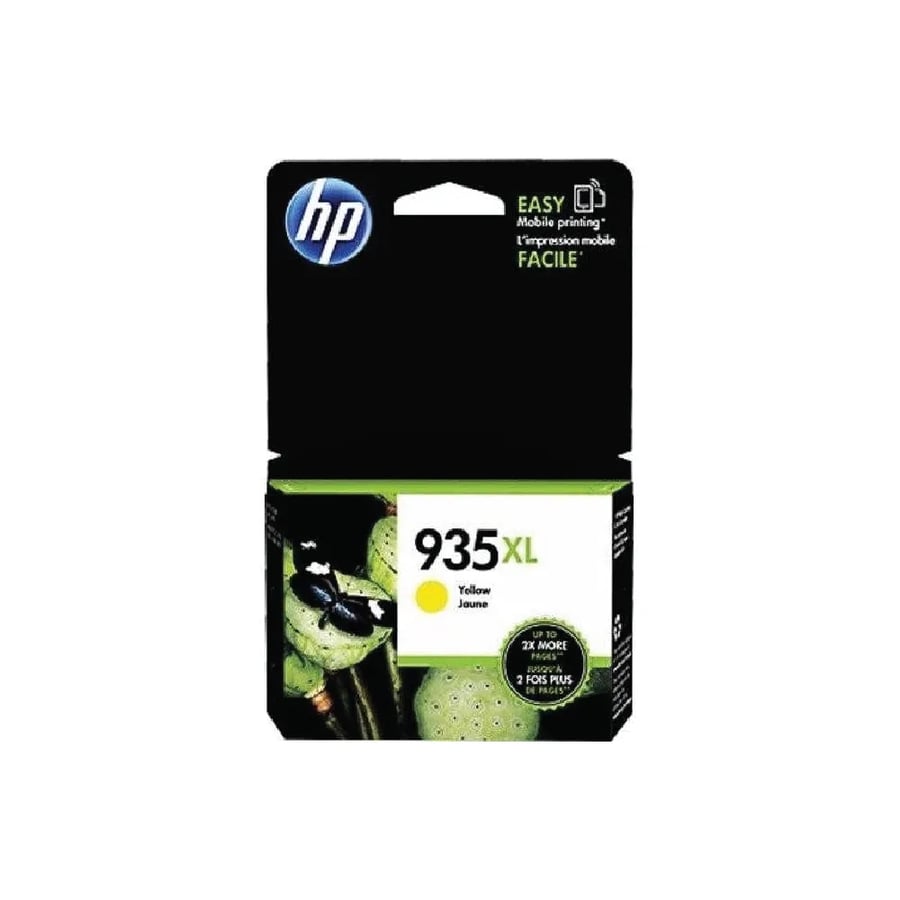 خرطوشة حبر HP 935XL أصفر بسعة طباعة تصل حتى 825 صفحة الأصلي المميز