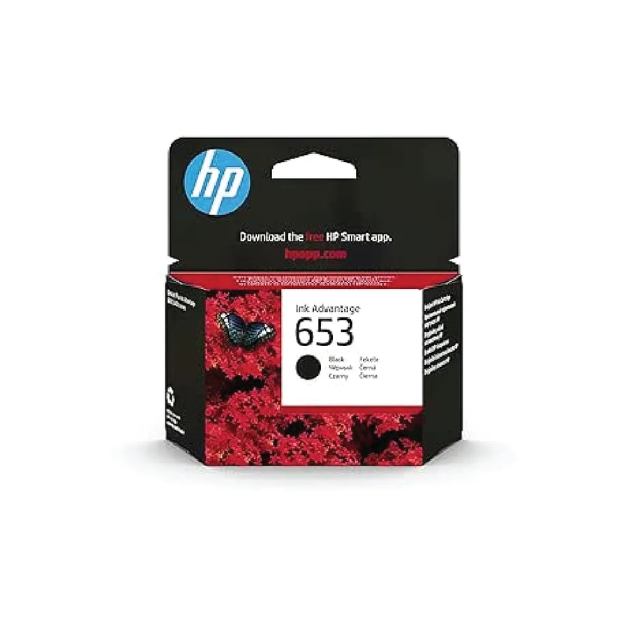 خرطوشة حبر HP 653 أسود لطباعة يومية اقتصادية موثوقة الأصلي المميز